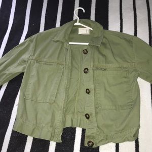 Army green jacket